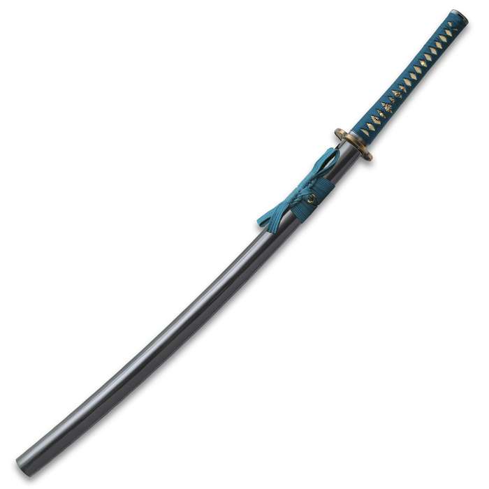 Shikoto Hammergeschmiedetes Longquan Master Teal Katana