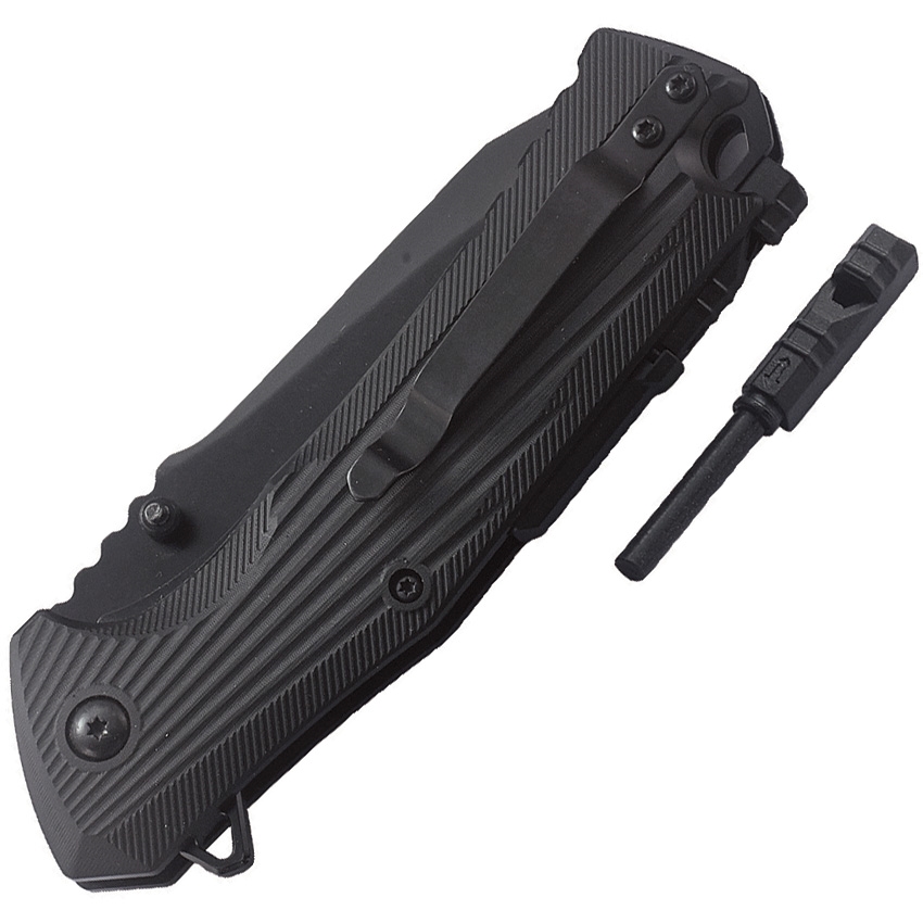 Ultra Glide Liner Lock Klappmesser, Schwarz