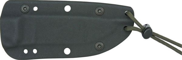 Esee Modell 4,teilgezahnte Schneide mit Scheide,natogrüner Griff