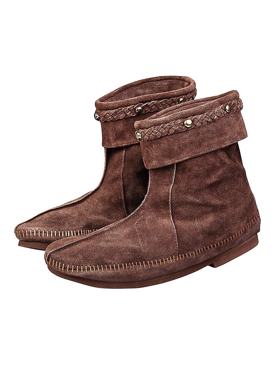 Wikingerschuhe braun, Größe 42