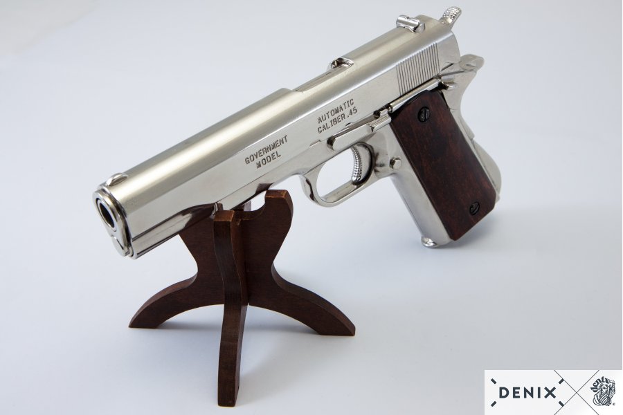 45er US-Colt Government, Holzgriff, M1911A1