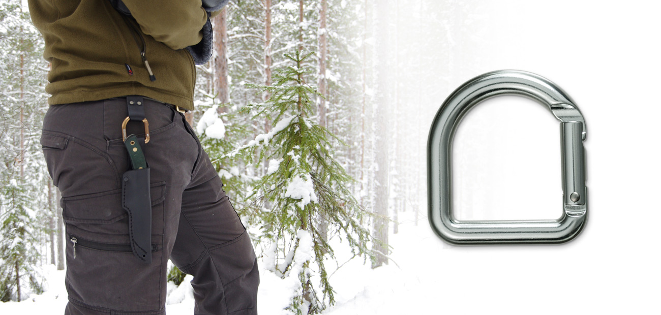 Dangler-Karabiner - Silber