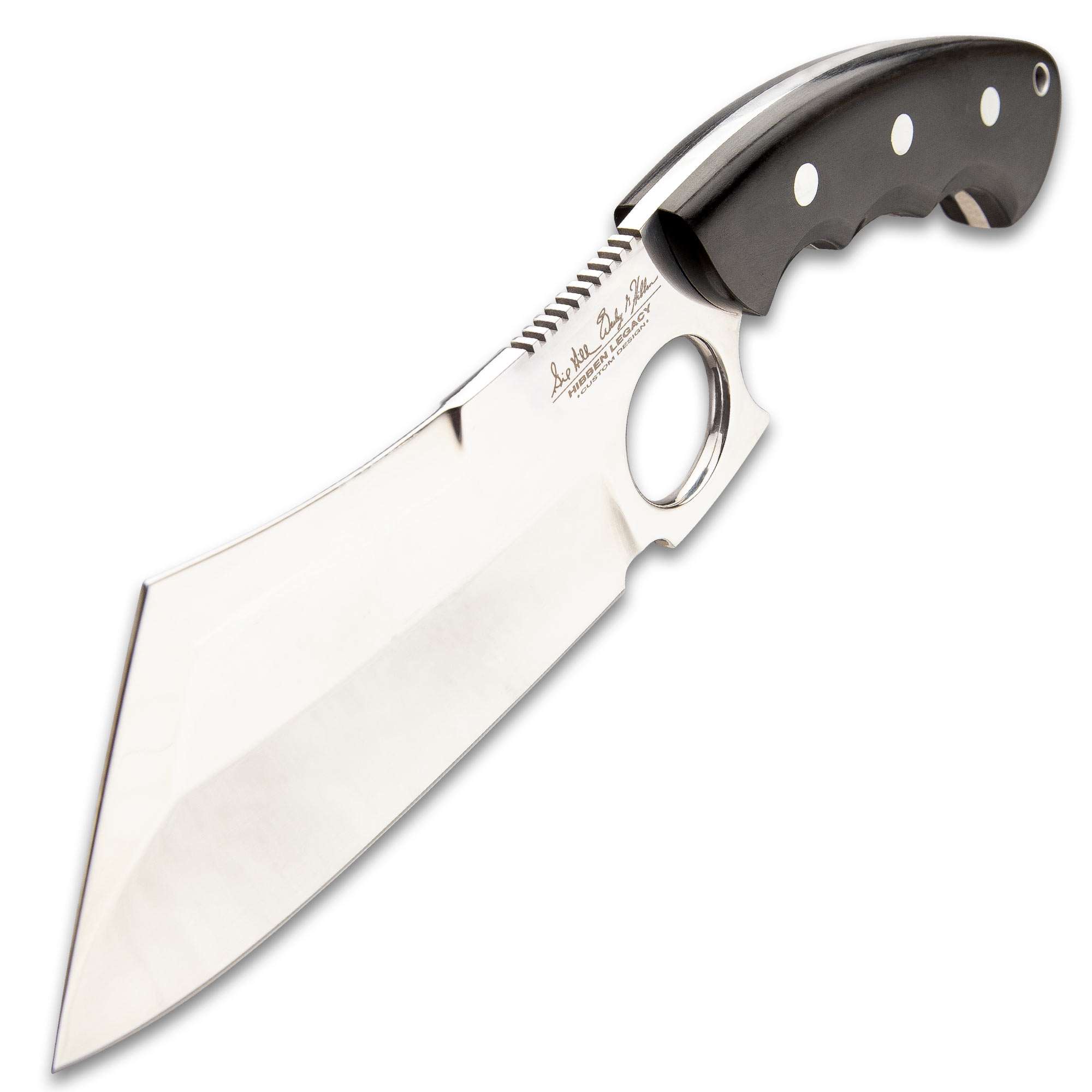 Hibben Legacy Ebenholz Hackmesser mit Scheide