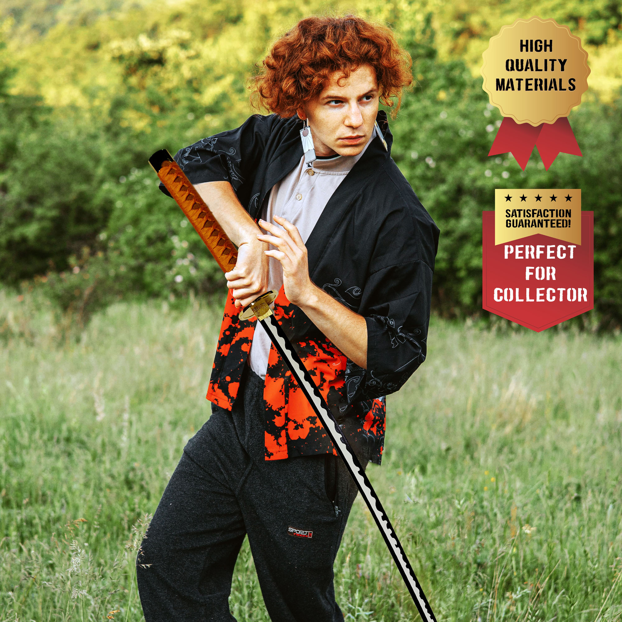 One Piece - King's Schwert mit Scheide, Zorro Schwert, One Piece Katana, Katana Schwert, Samurai Schwert, One Piece Manga, One Piece Merch, Animefans, Anime Schwert, Cosplays