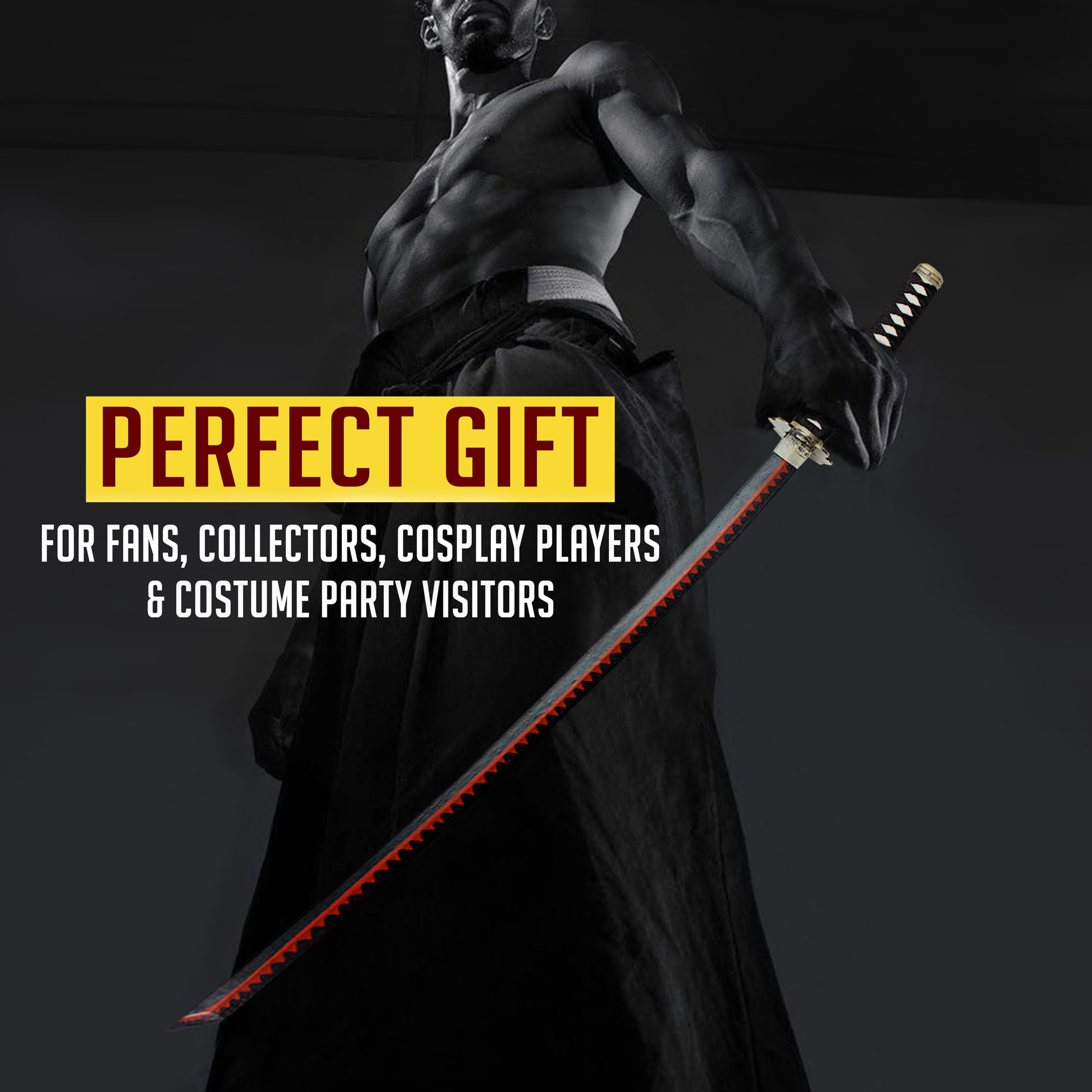 One Piece - Zoro's Shuusui Katana aus Holz mit Scheide