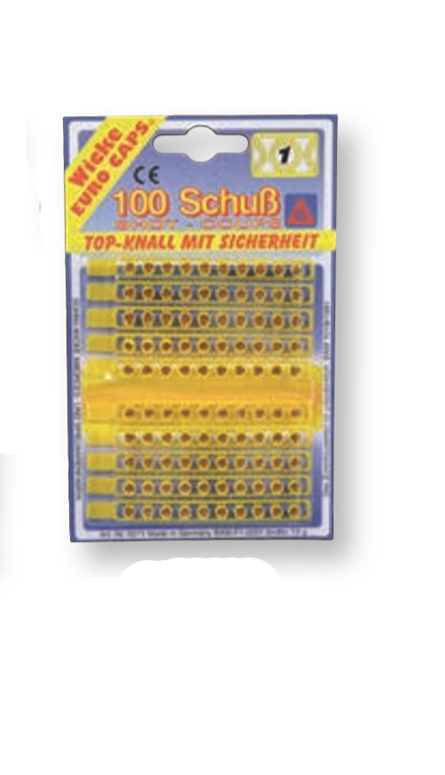 Zündhütchen 100 Schuß für Kaliber 45 Patronen