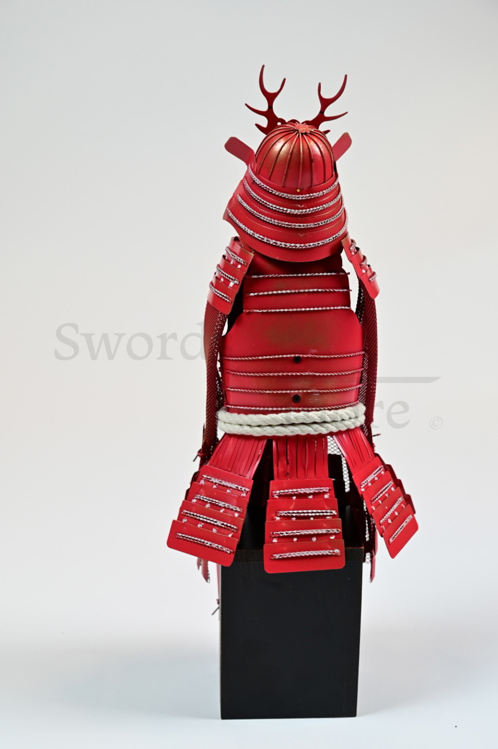Japanische Samurai Rüstung Miniatur, Rot