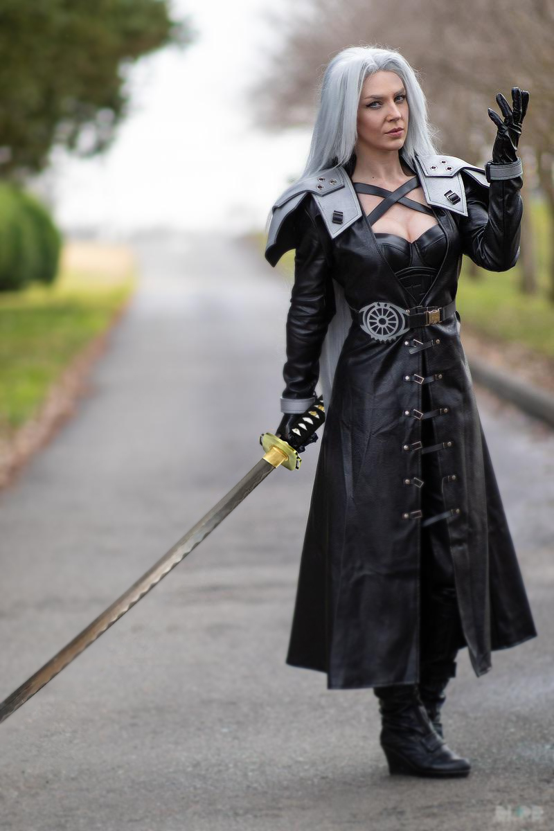 Sephiroth Masamune Schwert - handgeschmiedet, gefaltet - Set