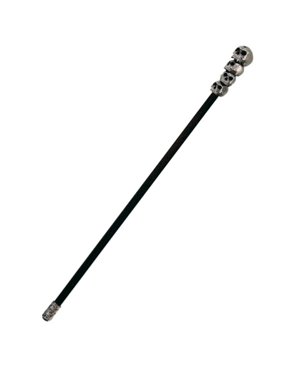 Spazierstock mit Schädelturmgriff