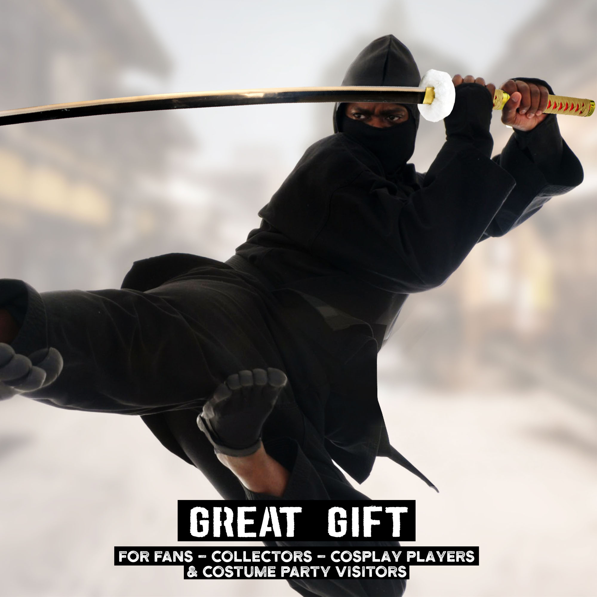 One Piece - Trafalgar Law´s Schwert in braun - handgeschmiedet
