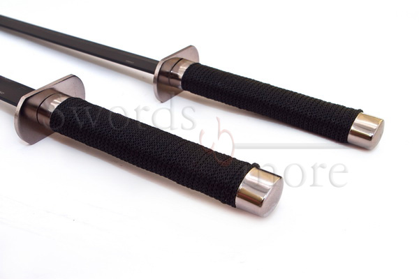 Black Ninja Schwert Set mit Rückenscheide