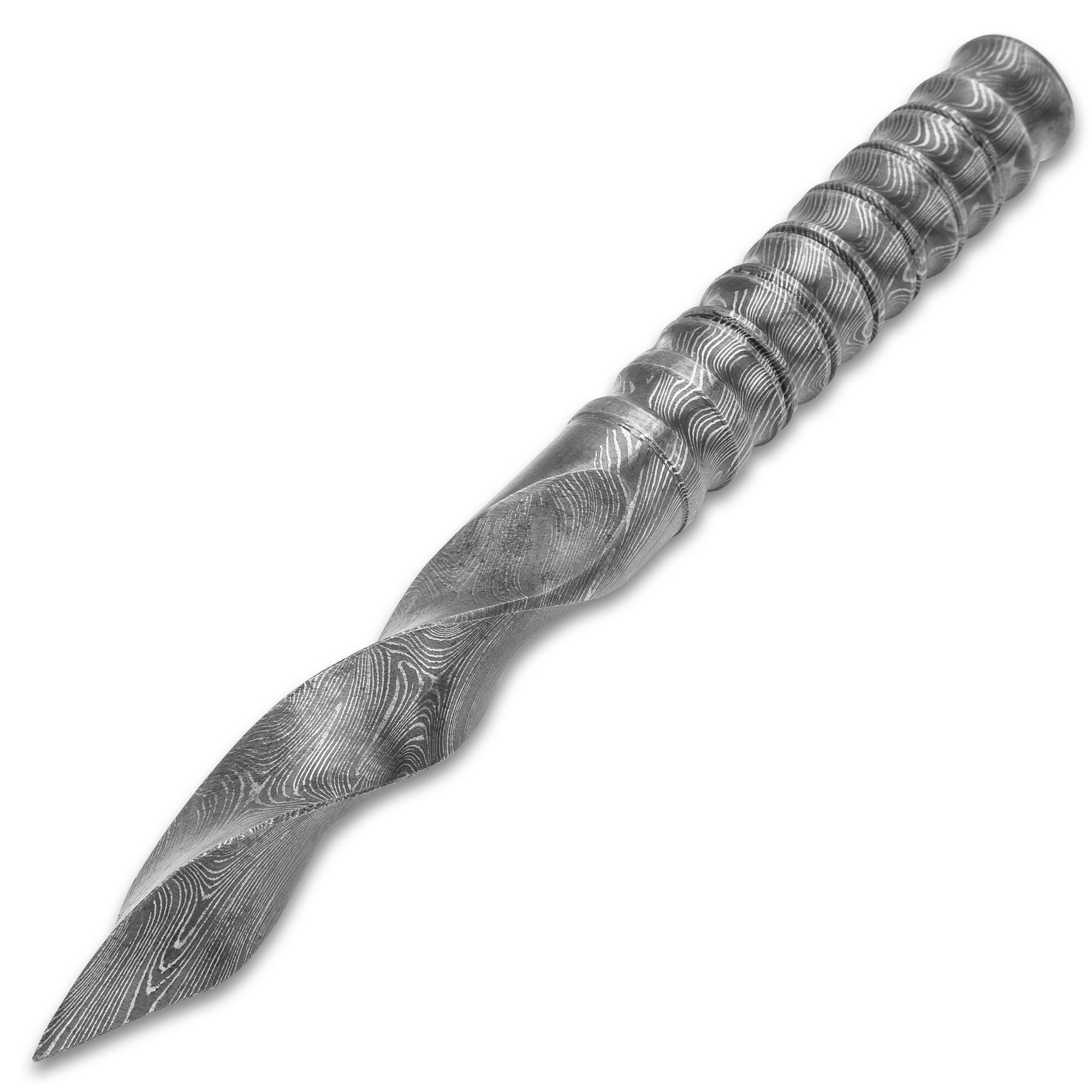 Timber Wolf Spiraldolch aus Damaszenerstahl