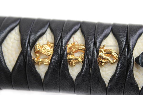 Wave Wakizashi (Bo-hi) New Wave Tsuba
