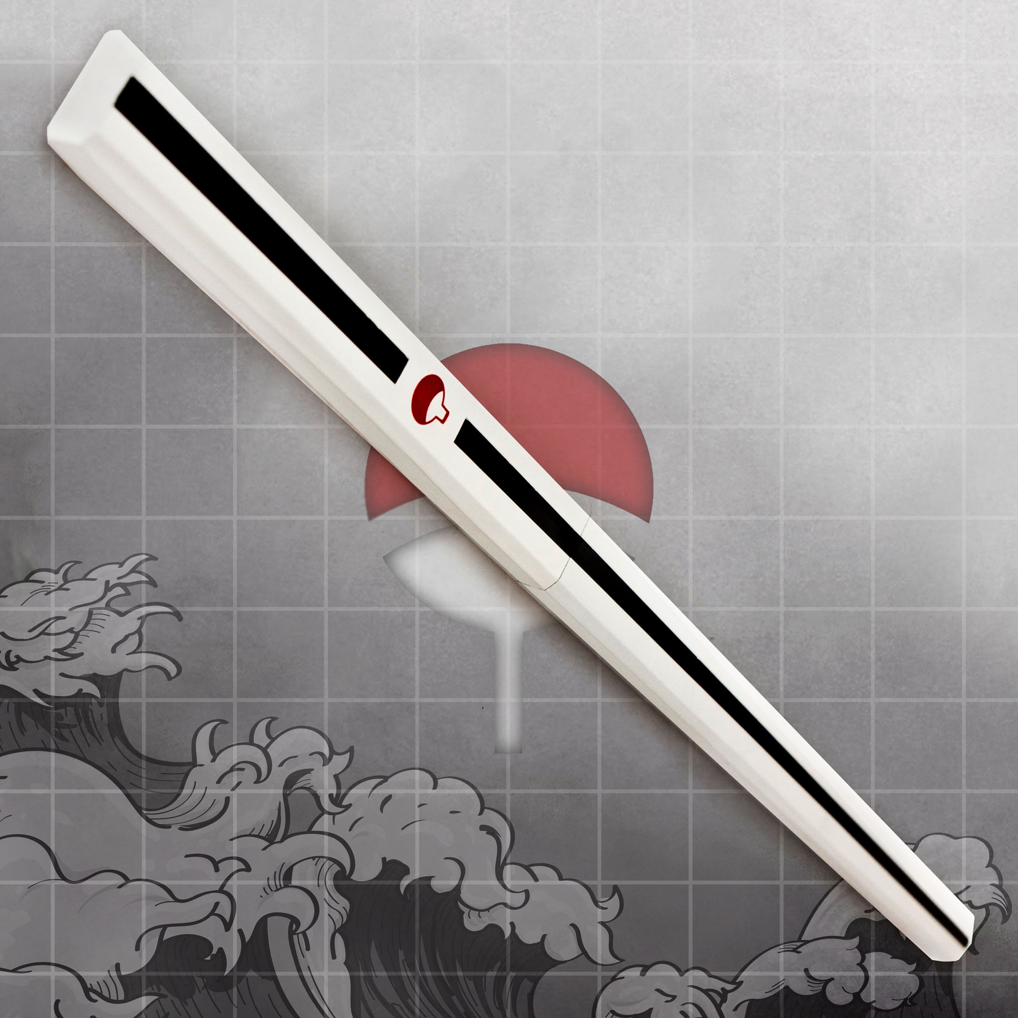 Anime Sasuke Uchiha Anime Katana - Handgeschmiedetes Schwert von Kusanagi, Sasuke Schwert Karbonstahl mit Scheide, Ninja, Samuraischwert, Anime Sasuke Schwert für Anime Kostüm & Anime Geschenke