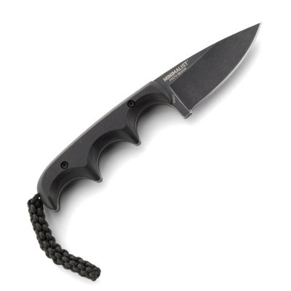 Minimalist Schwarz Drop-Point – Entwickelt von Alan Folts