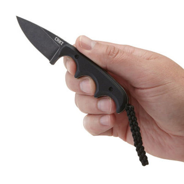 Minimalist Schwarz Drop-Point – Entwickelt von Alan Folts
