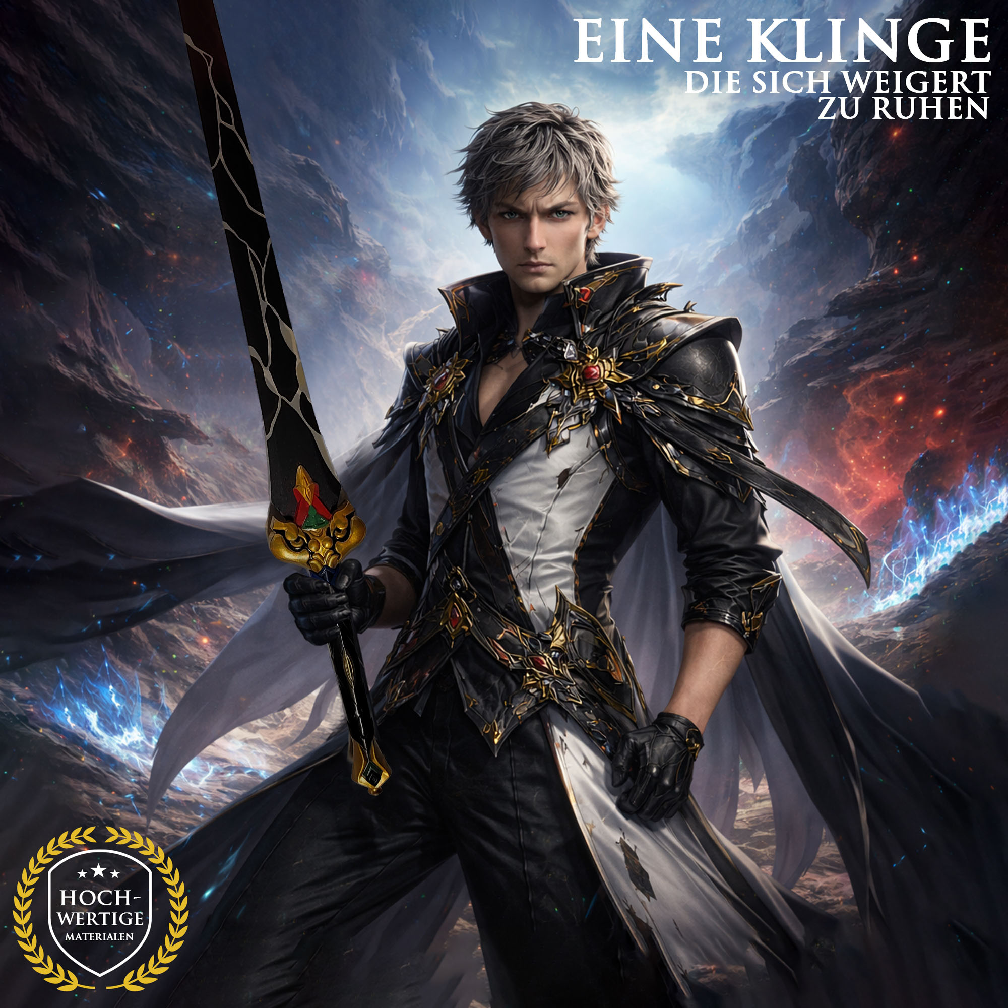Honkai: Star Rail Blade Schwert 103cm | Massives Edelstahl Katana Replik (1,6kg) mit PU-Scheide | Stellaron Jäger Cosplay Waffe & Gaming Deko | HSR Merch