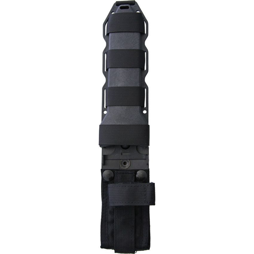 EX-F01, schwarze Tanto-Klinge aus A2-Kohlenstoffstahl, OD-grüner G10-Griff, MOLLE-Scheide