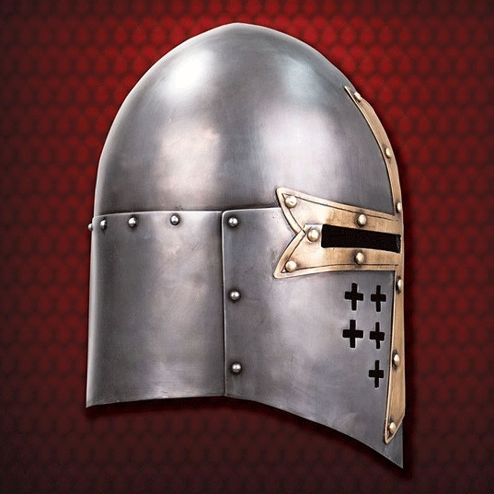 Tempelritter Zuckerhut-Helm