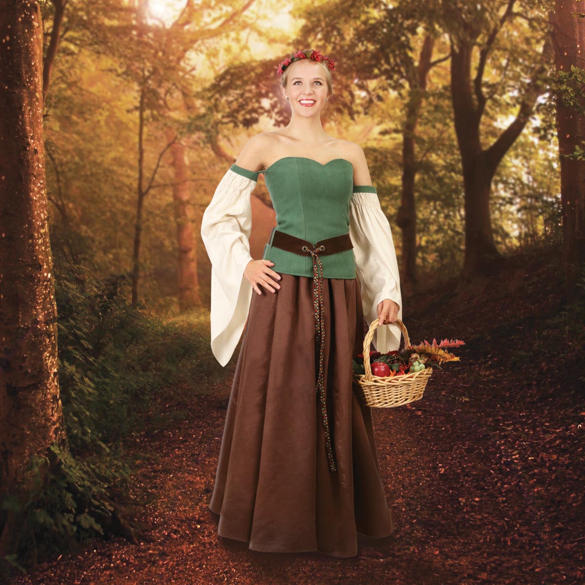 Mittelalterliches Waldkleid, Größe S