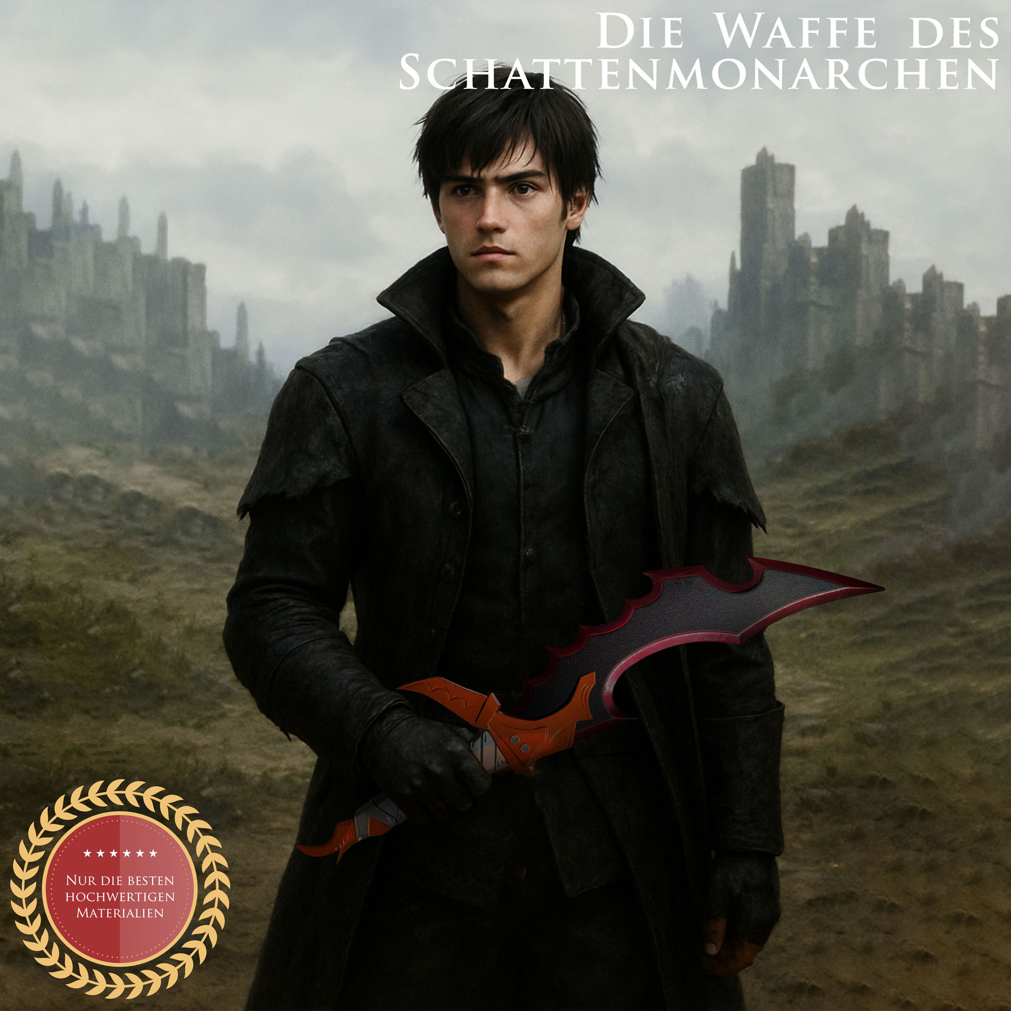 Solo Leveling - Sung Jinwoo Schwert Kasakas Ritter Killer Schwert mit Ständer