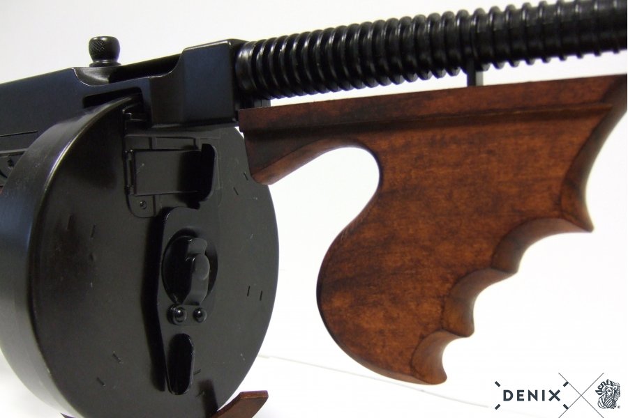 Thompson M1 Mafia-MG, rundes Magazin, USA 1928