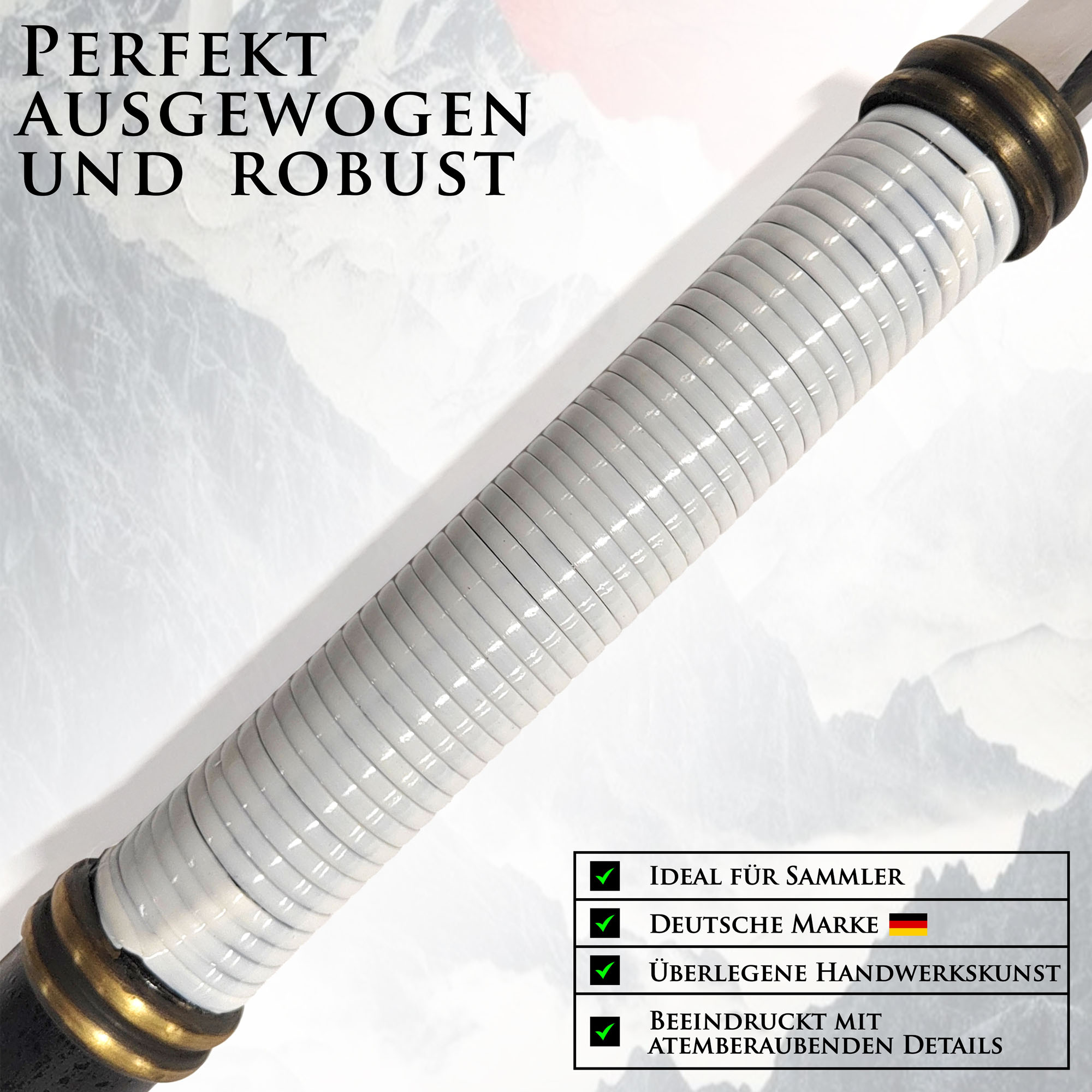Geschmiedeter Yari Speer