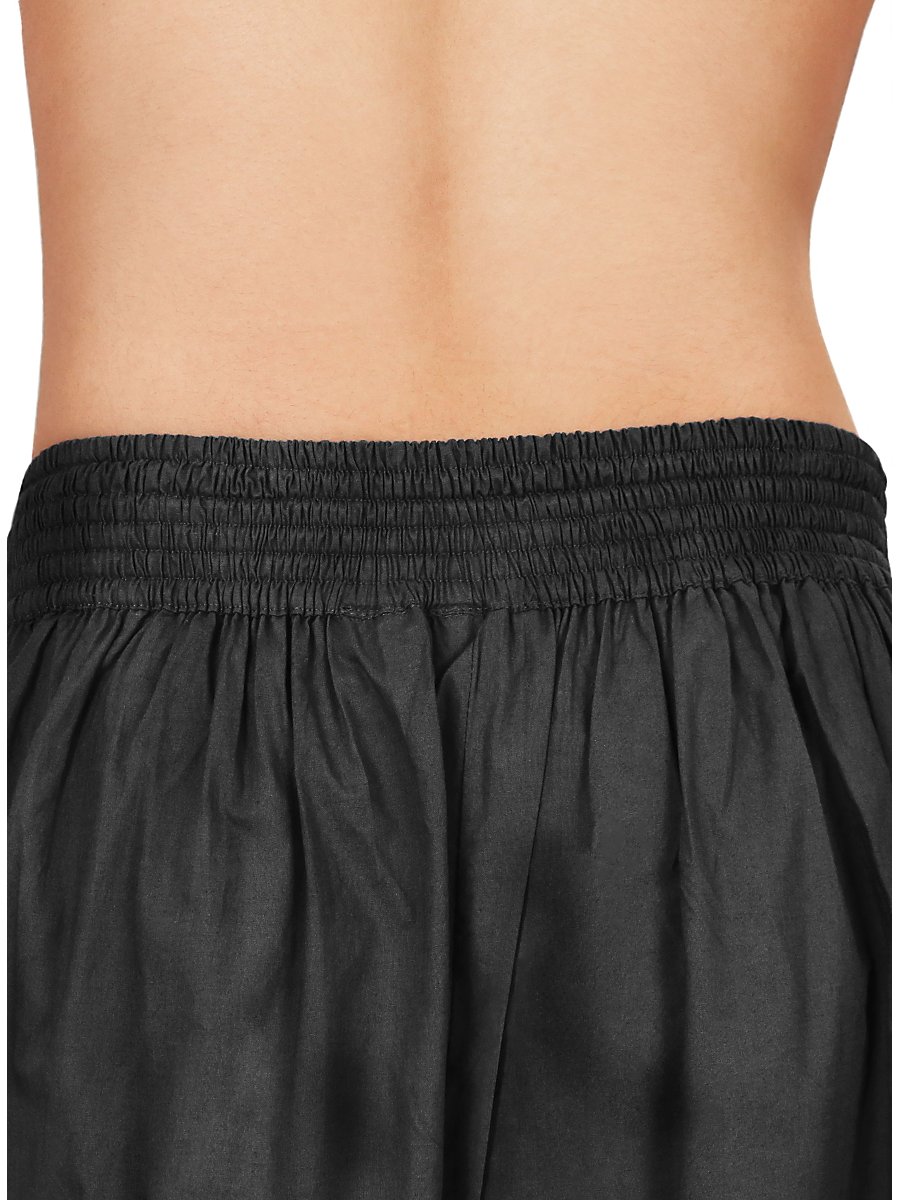 Pluderhose schwarz, Größe S/M
