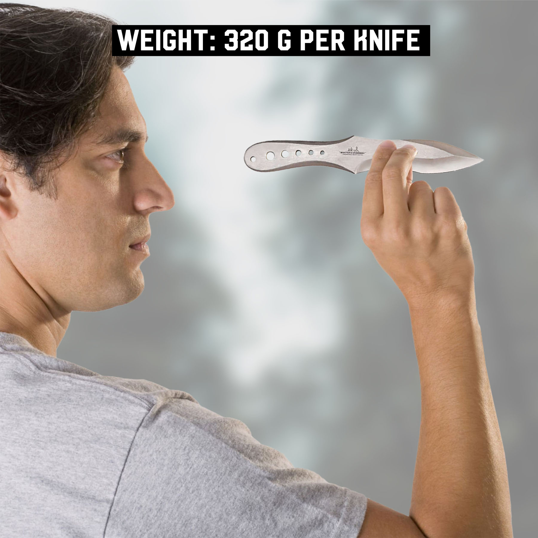 Gil Hibben Genx Pro Wurfmesser 3er Set, groß