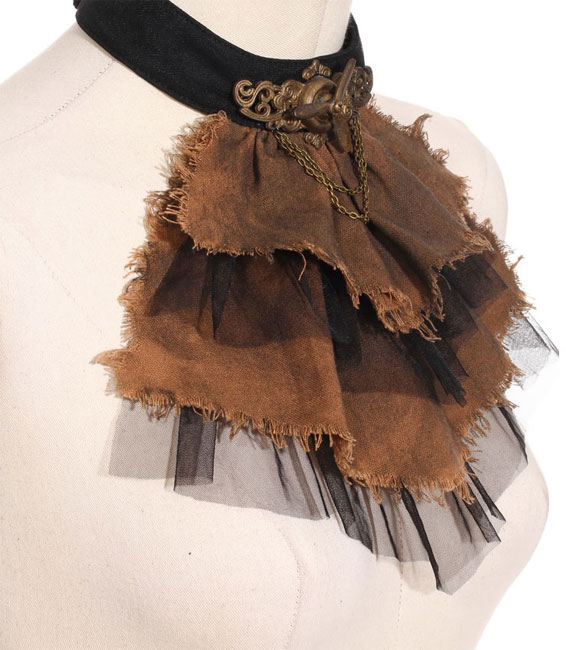 Jabot schwarz