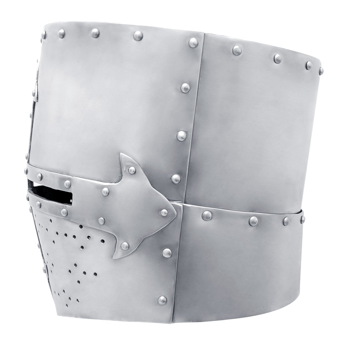Topfhelm (aus der Maciejowskibibel) - um 1250, Größe XL