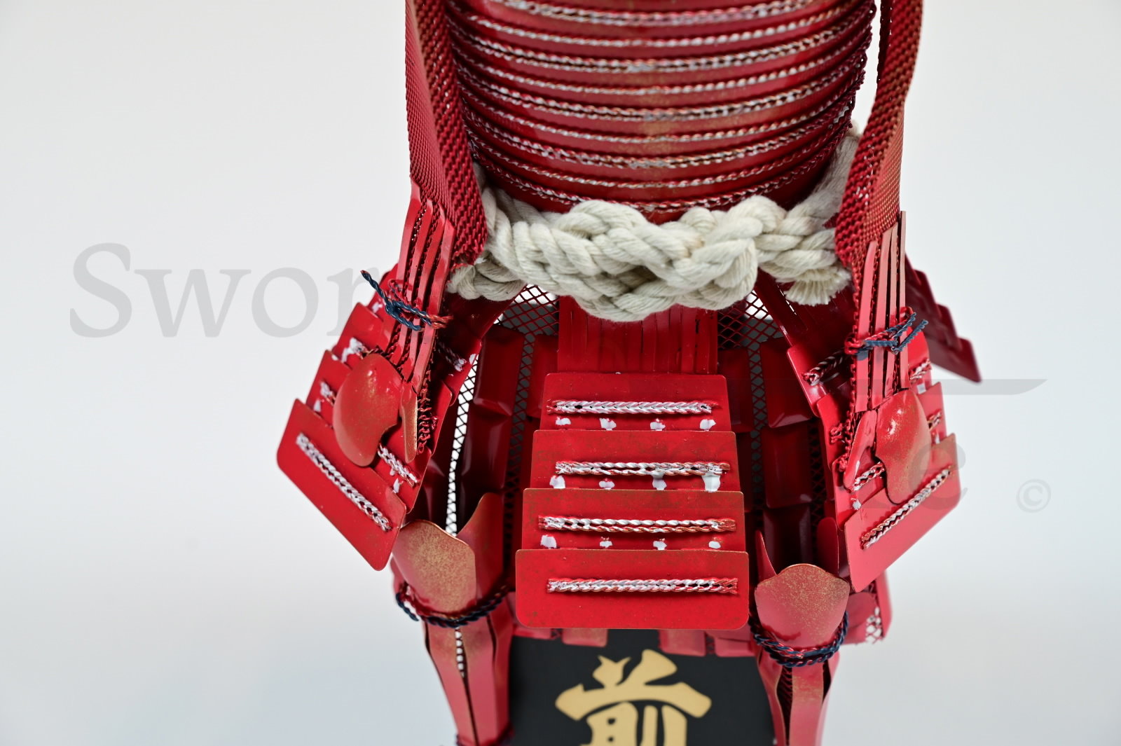 Japanische Samurai Rüstung Miniatur, Rot