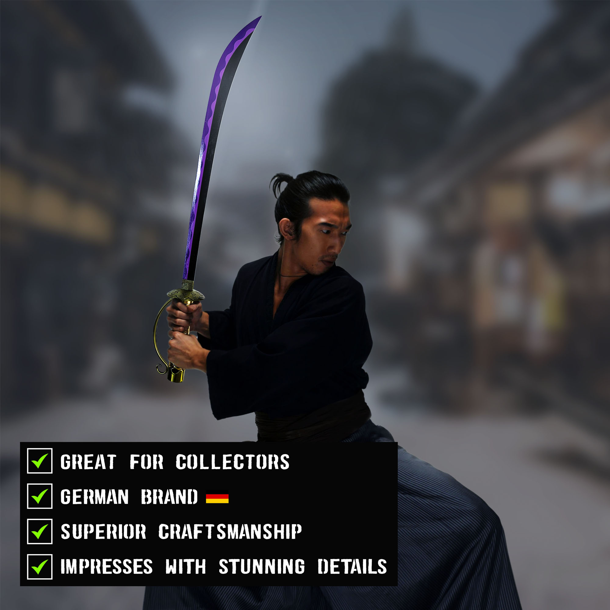 One Piece - Gol D Roger Säbel mit Scheide, Zorro Schwert, One Piece Katana, Katana Schwert, Samurai Schwert, One Piece Manga, One Piece Merch, Animefans, Anime Schwert, Cosplays