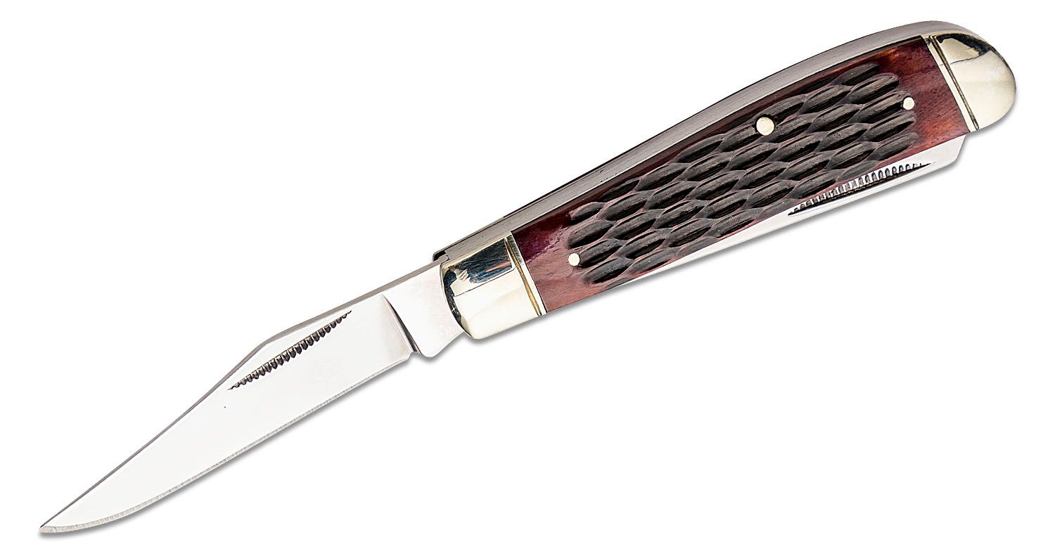 Mini-Trapper-Klappmesser, Jigged Bone-Griffe
