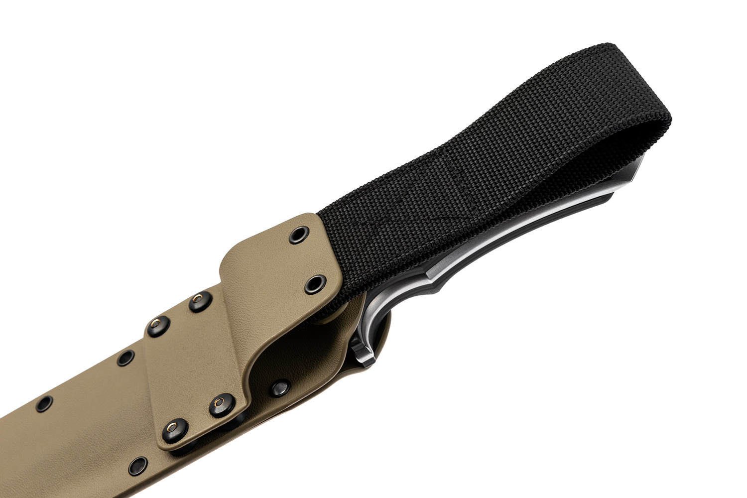 Tactical Eight SW mit Kydex-Scheide im Farbton FDE (Flat Dark Earth)