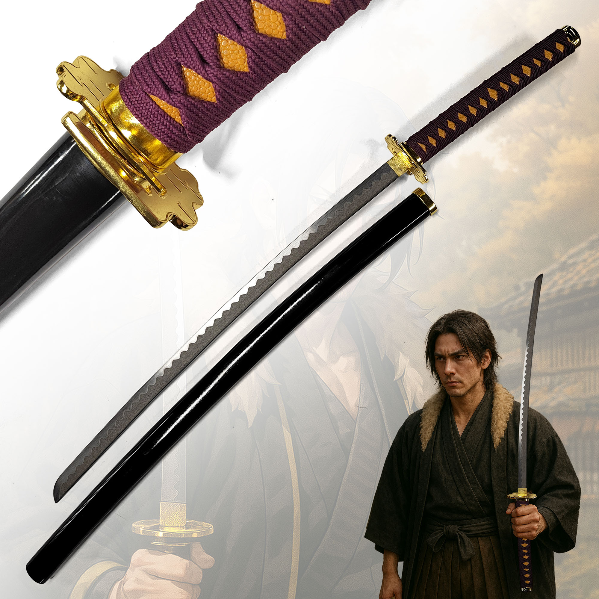 Kagurabachi - Uruha Yoji's Schwert mit Scheide