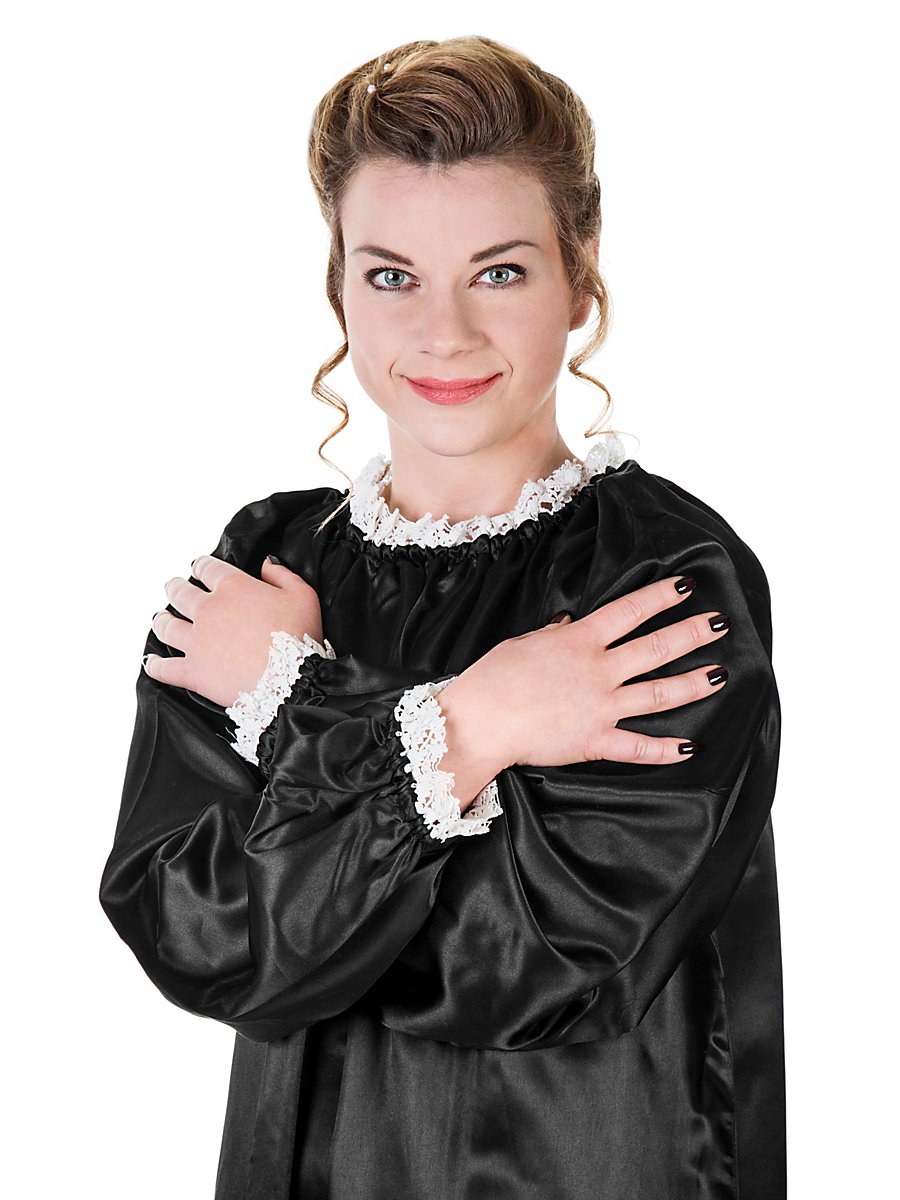 Chemise schwarz, Größe S/M