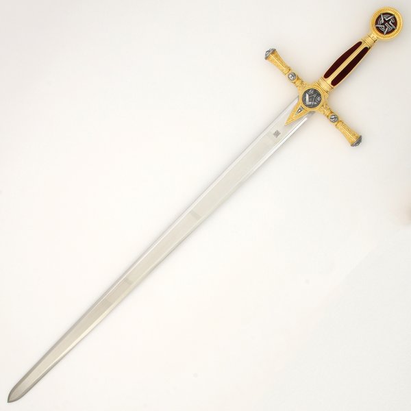Freimaurer Schwert, Gold finish