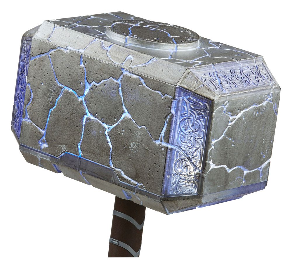 Thor: Love and Thunder Marvel Legends Mighy Thor Elektronischer Hammer Mjolnir 49 cm