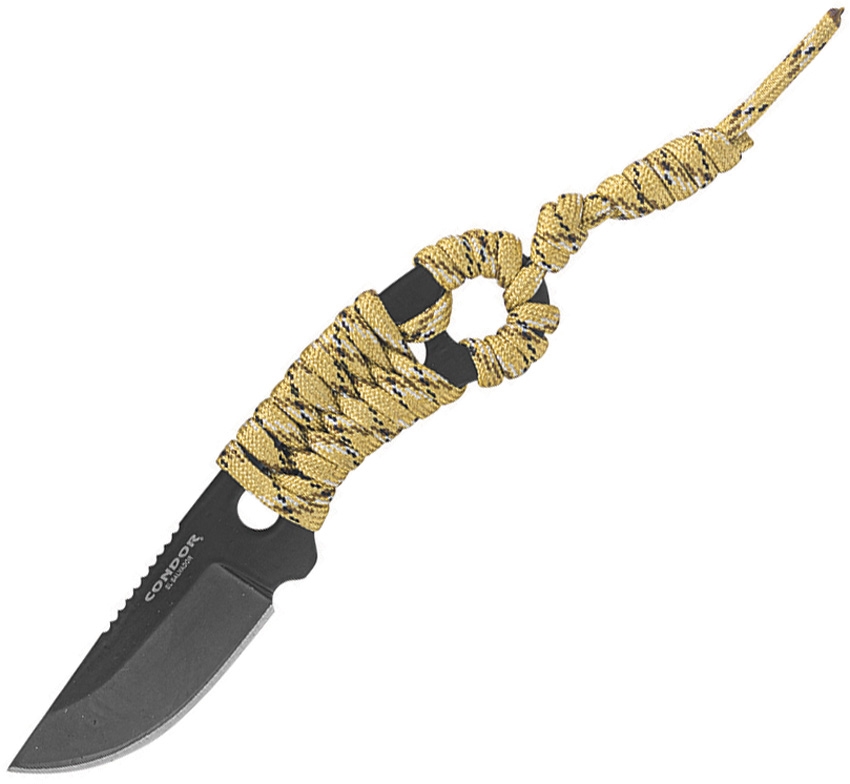 Carlitos Neck Messer Wüstentarnfarbe