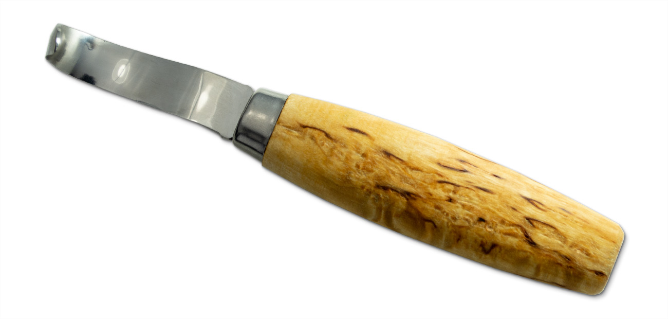 Maserbirke Spoon-Schnitzmesser