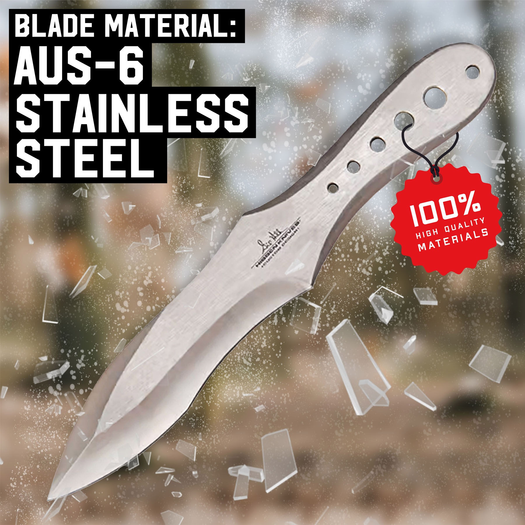 Gil Hibben Genx Pro Wurfmesser 3er Set, groß