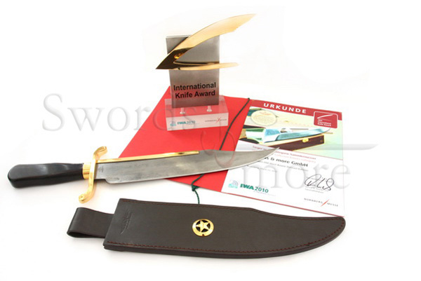 Gil Hibben Old West Bowie Damast Edition