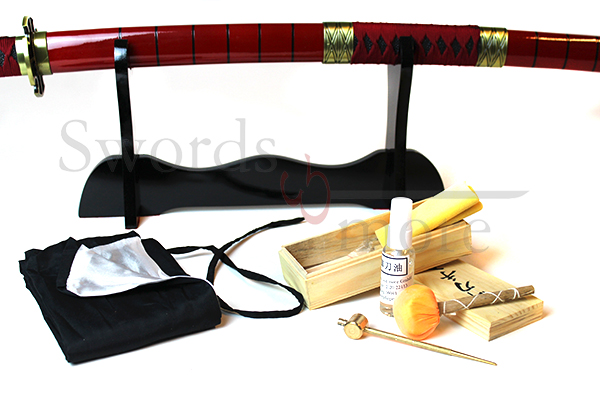 One Piece Roronoa Zoro Katana - handgeschmiedet&gefaltet, Set