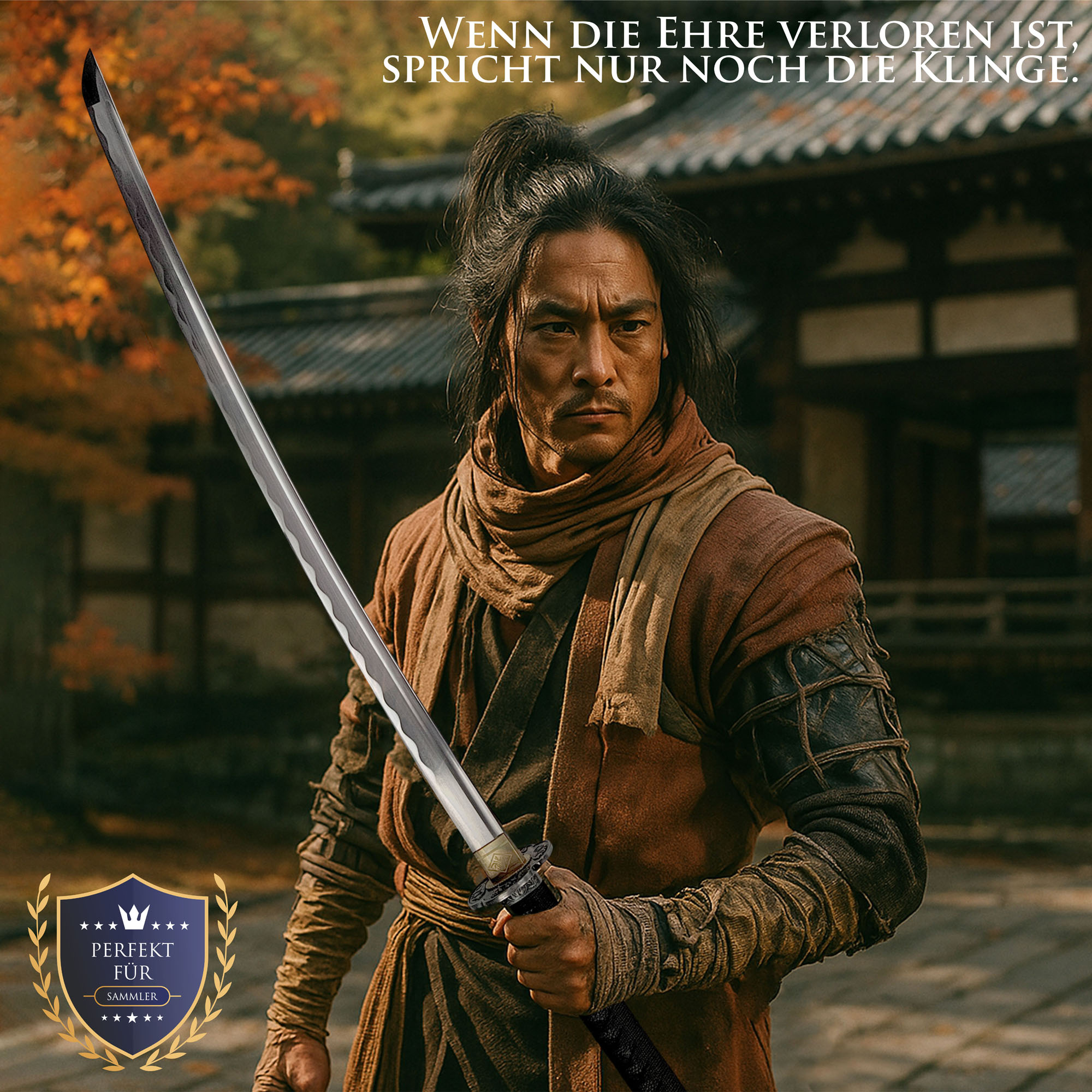 Sekiro: Shadows Die Twice - Kusabimaru Katana mit Scheide, handgeschmiedete und scharfe Klinge