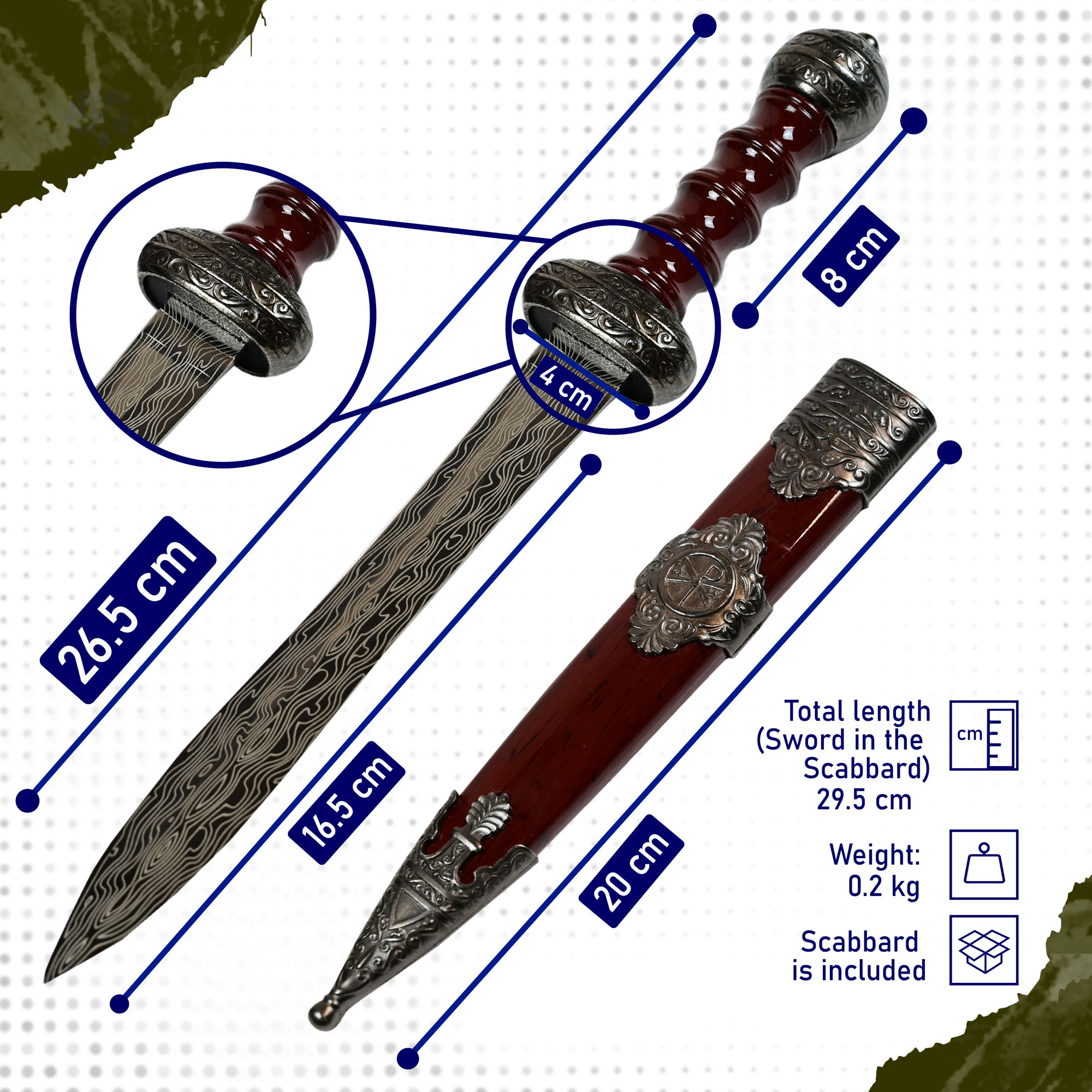 Roman Gladius - Miniaturschwert