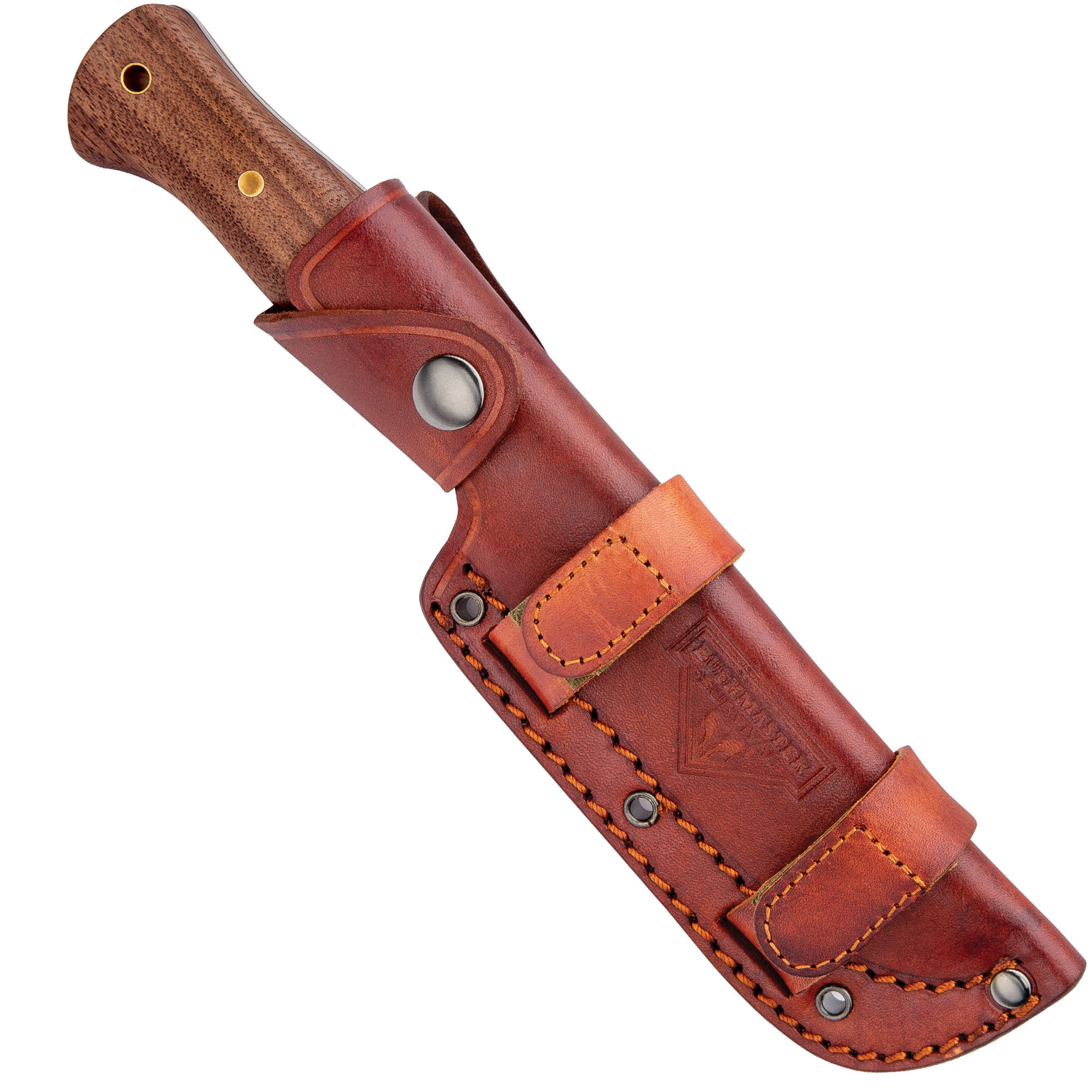 Bushcraft Explorer Messer mit Lederscheide