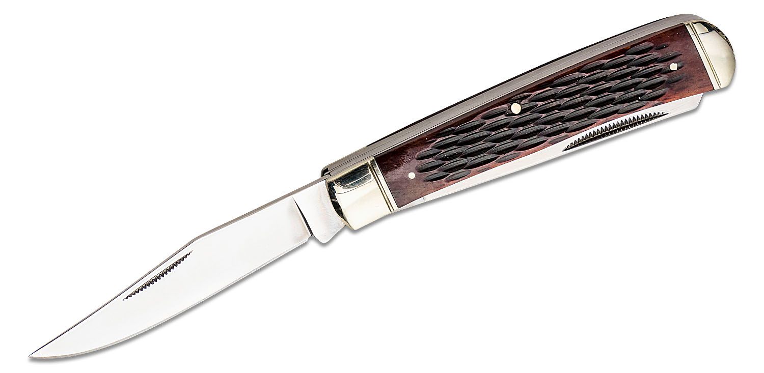 Trapper-Klappmesser, Jigged Bone-Griffe