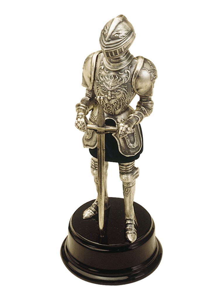 Miniatur Ritterrüstung mit Gravur