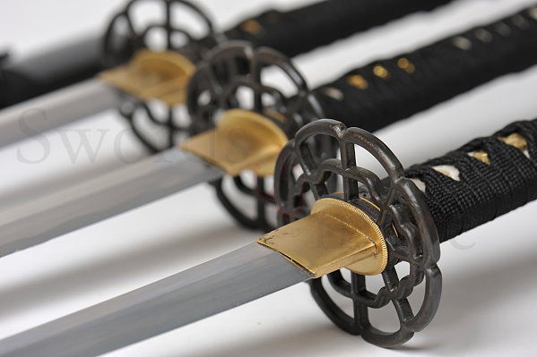 3-teiliges "Der letzte Samurai" Schwert Set handgeschmiedet